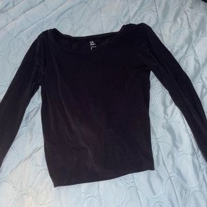 Black gap fit top size small open back tie